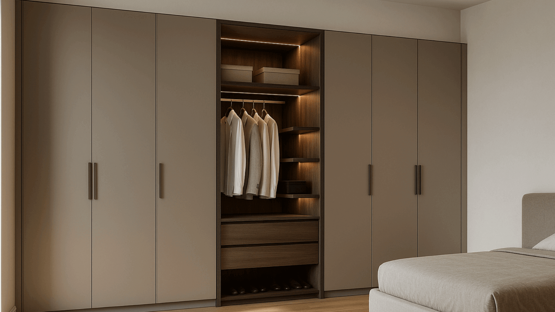 What to Expect from Luxury Fitted Wardrobes: Design, Function & Everyday Comfort